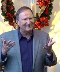 David McArthur speaking at a keynote presentation